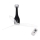 FARO 32002 - Laeventilaator ETERFAN must/läbipaistev d. 128 cm+ kaugjuhtimispult