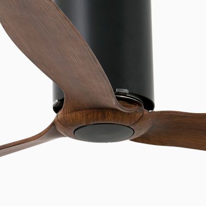 FARO 32037WP - Laeventilaator TUBE FAN Wi-Fi must/ pruun d. 128 cm + pult