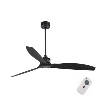 FARO 32100 - JUST FAN laeventilaator Ø 128 cm, must + kaugjuhtimispult