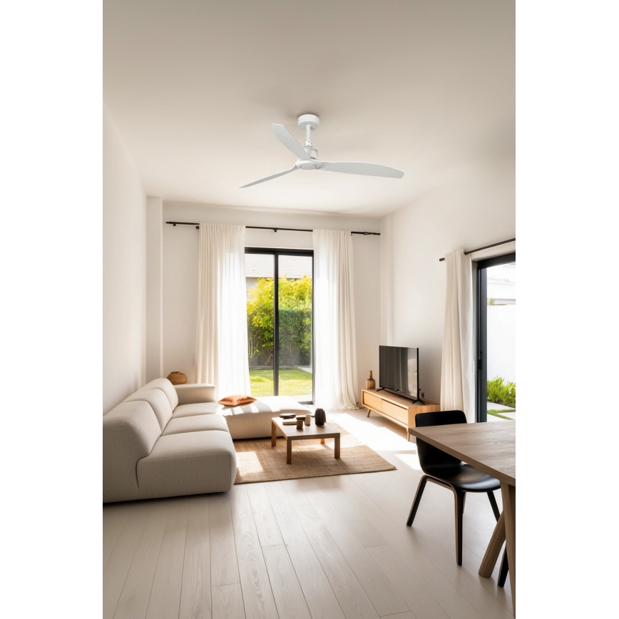 FARO 32101WP-Laeventilaator JUST FAN valge d. 128 cm SMART +pult