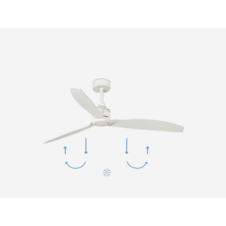 FARO 32101WP-Laeventilaator JUST FAN valge d. 128 cm SMART +pult