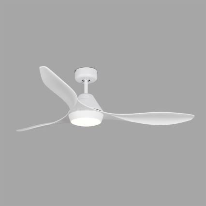 FARO 33346 - LED Laeventilaator POLARIS LED/18W/230V valge d. 132 cm + pult