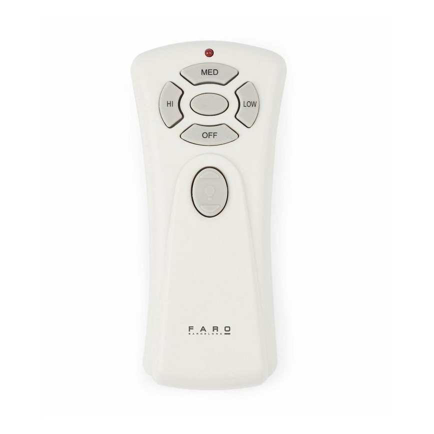FARO 33370DC - Laeventilaator LANTAU pruun/matt kroom d. 132 cm + kaugjuhtimispult