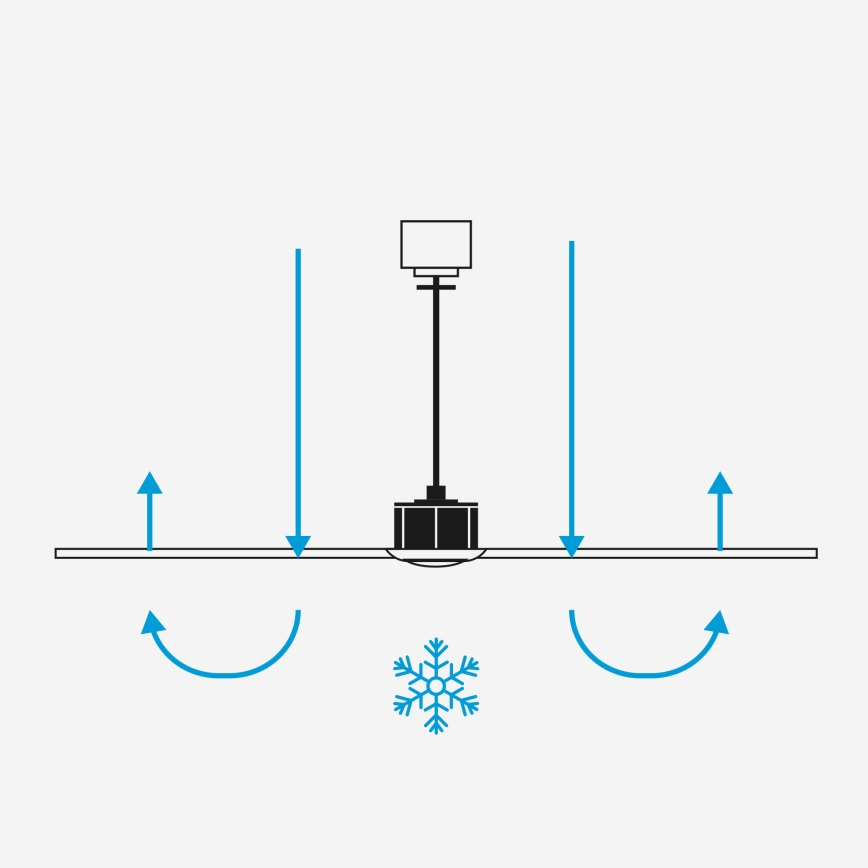 FARO 33424WT - laeventilaator JUST FAN S, läbimõõt 81 cm, must, Wi-Fi Tuya + kaugjuhtimispult