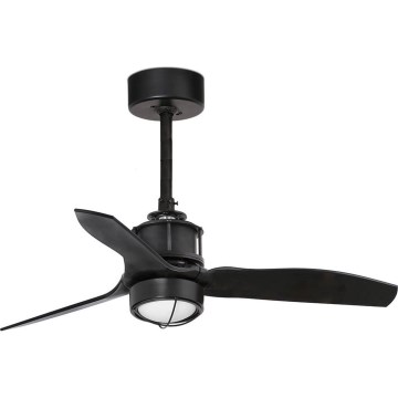 FARO 33424WT1N - LED-hämardatav laeventilaator JUST FAN S LED/16W/230V, Ø 81 cm, must, Wi‑Fi Tuya + kaugjuhtimispult