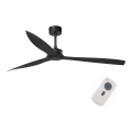 FARO 33432 - Laeventilaator JUST FAN XL d. 178 cm must + kaugjuhtimispult
