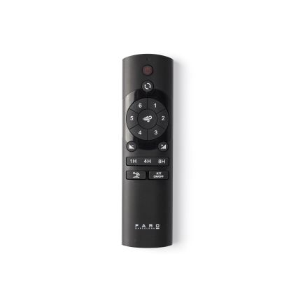 FARO 334351N - hämardatav LED laeventilaator WEAVER M LED/16W/230V, läbimõõt 128 cm, pruun/must + kaugjuhtimispult