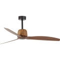 FARO 33435WT - laeventilaator WEAVER M Ø 128 cm pruun/must, Tuya Wi‑Fi + kaugjuhtimispult