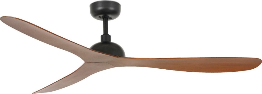 FARO 33447WT - Laeventilaator GOTLAND L pruun/must d. 132 cm Wi-Fi Tuya + kaugjuhtimispult