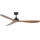 FARO 33447WT - Laeventilaator GOTLAND L pruun/must d. 132 cm Wi-Fi Tuya + kaugjuhtimispult
