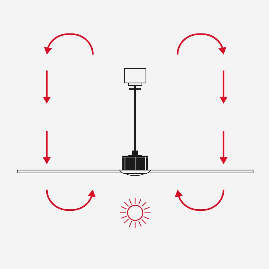FARO 33447WT - Laeventilaator GOTLAND L pruun/must d. 132 cm Wi-Fi Tuya + kaugjuhtimispult
