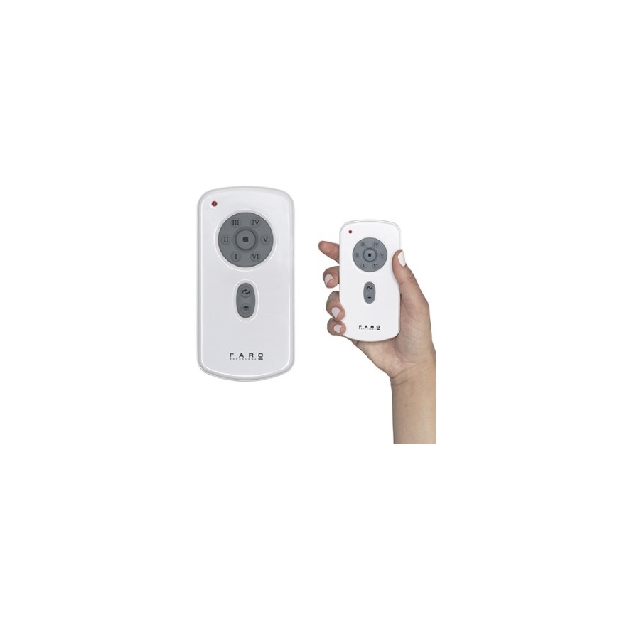 FARO 33461A - Laeventilaator ANDROS XL valge d. 213 cm + kaugjuhtimispult