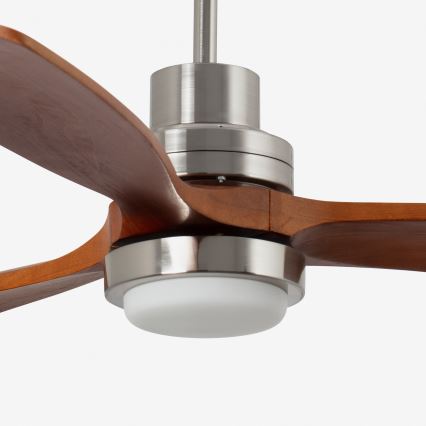FARO 33463DC - LED Laeventilaator LANTAU LED/12W/230V puit/matt kroom d. 168 cm + pult