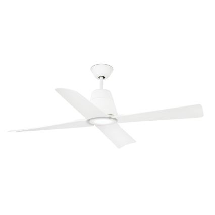 FARO 33480 - Laeventilaator TYPHOON IP44 valge d. 130 + pult
