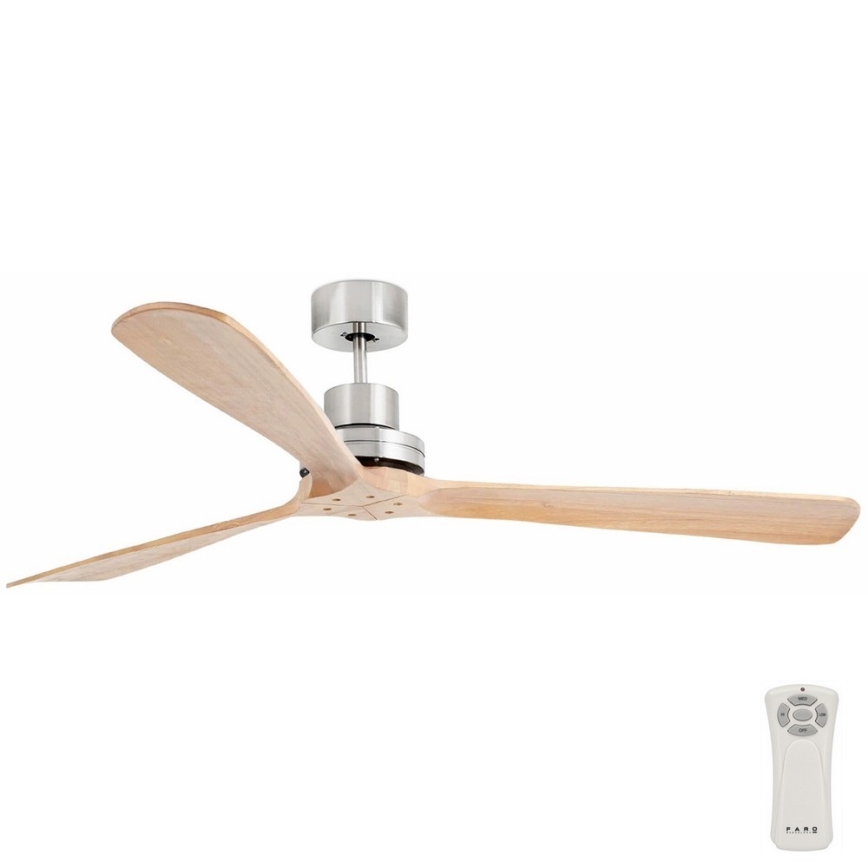 FARO 33504DC - Laeventilaator LANTAU XL puit/matt kroom d. 168 cm + kaugjuhtimispult