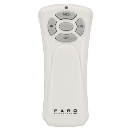 FARO 33516DC - Laeventilaator LANTAU must/pruun d. 132 cm + pult