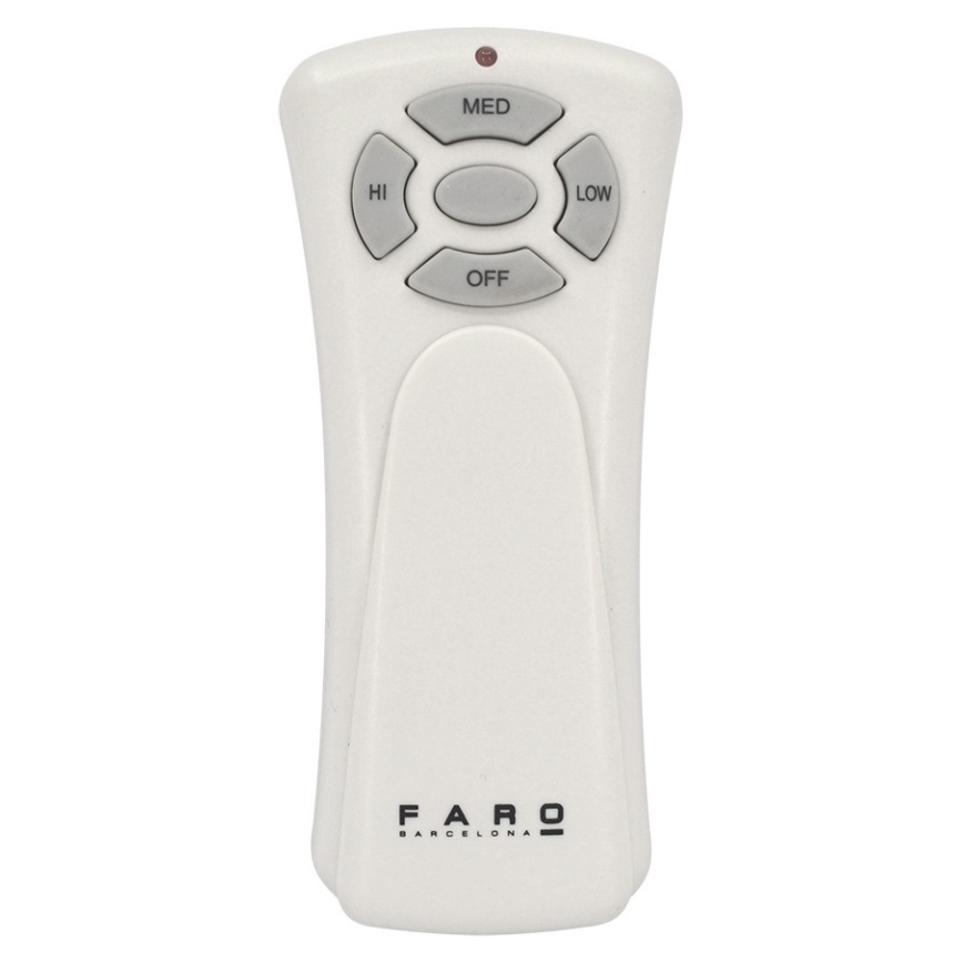 FARO 33516DC - Laeventilaator LANTAU must/pruun d. 132 cm + pult