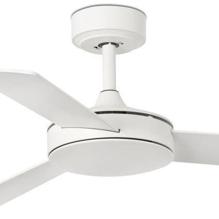 FARO 33603DCWT - Laeventilaator MINI MALLORCA S pruun/valge d. 106 cm Wi-Fi Tuya + kaugjuhtimispult