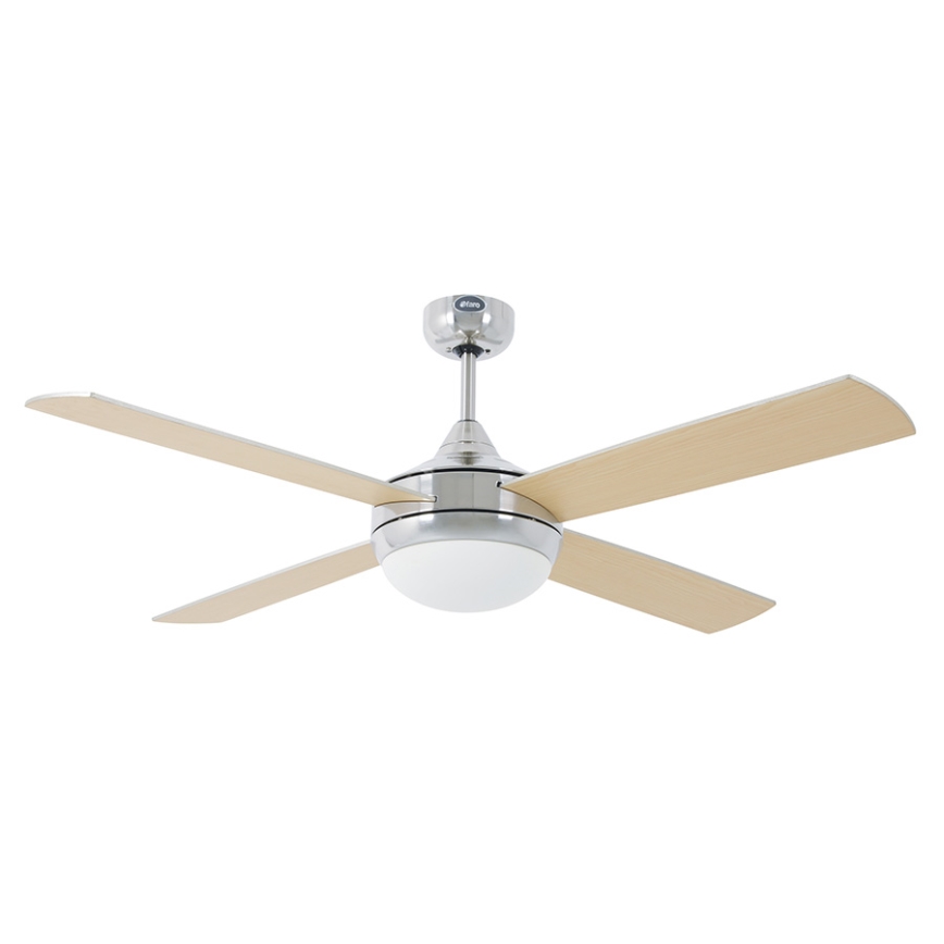 FaRO 33701 - Laeventilaator ICARIA puldiga 2xE27/20W/230V hall d. 132 cm + pult