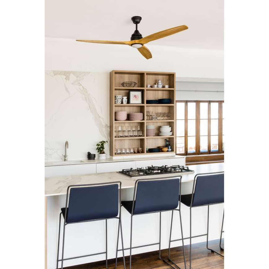 FARO 33719DC - LED Hämardatav laeventilaator ALO LED/20W/230V 2700/4000/6500K d. 152 cm + kaugjuhtimispult