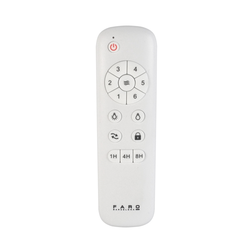 FARO 33725 - LED Laeventilaator HYDRA LED/20W/230V d. 132 cm + Pult