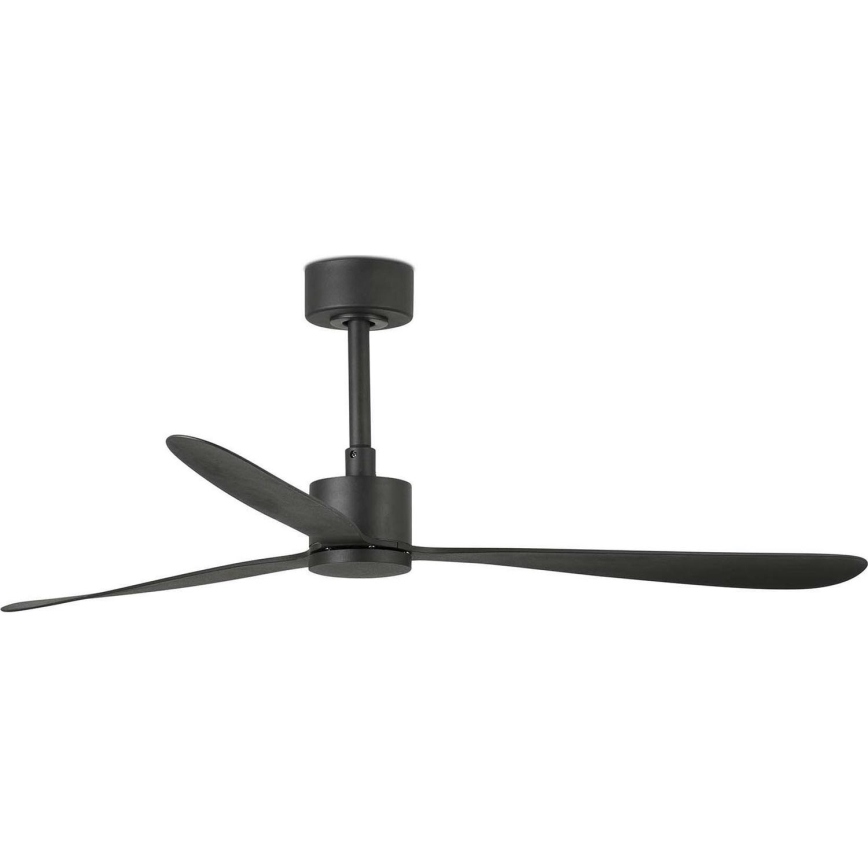 FARO 33761WT - Laeventilaator AMELIA L must d. 132 cm Wi-Fi Tuya + kaugjuhtimispult
