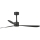 FARO 33761WT - Laeventilaator AMELIA L must d. 132 cm Wi-Fi Tuya + kaugjuhtimispult