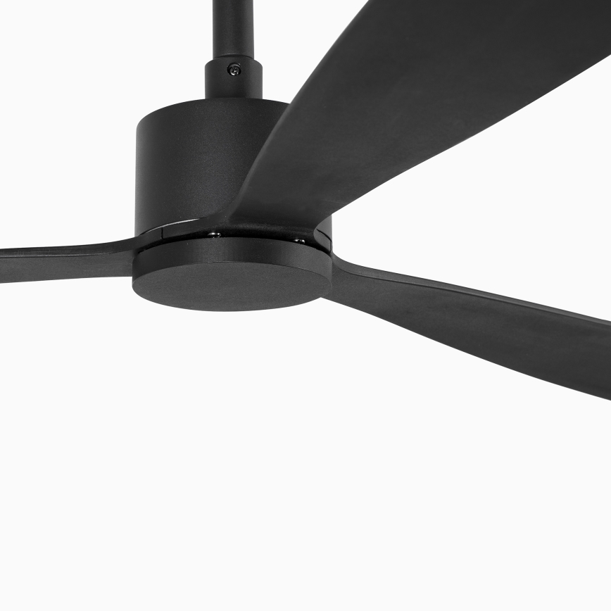 FARO 33761WT - Laeventilaator AMELIA L must d. 132 cm Wi-Fi Tuya + kaugjuhtimispult