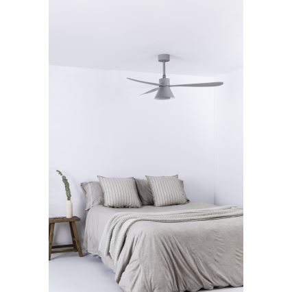 FARO 33762WT-24 - LED Hämardatav laeventilaator AMELIA L CONE LED/20W/230V 2700/3500/5000K hall d. 132 cm Wi-Fi Tuya + kaugjuhtimispult