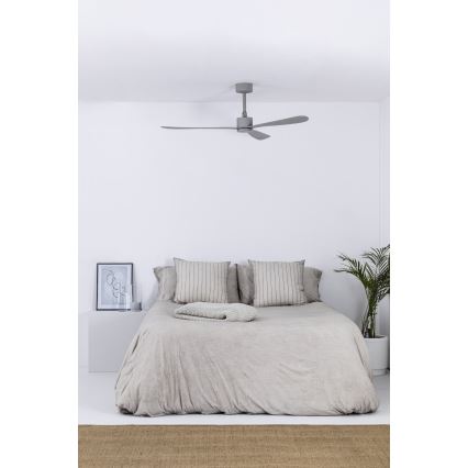 FARO 33762WT - Laeventilaator AMELIA L hall d. 132 cm Wi-Fi Tuya + kaugjuhtimispult