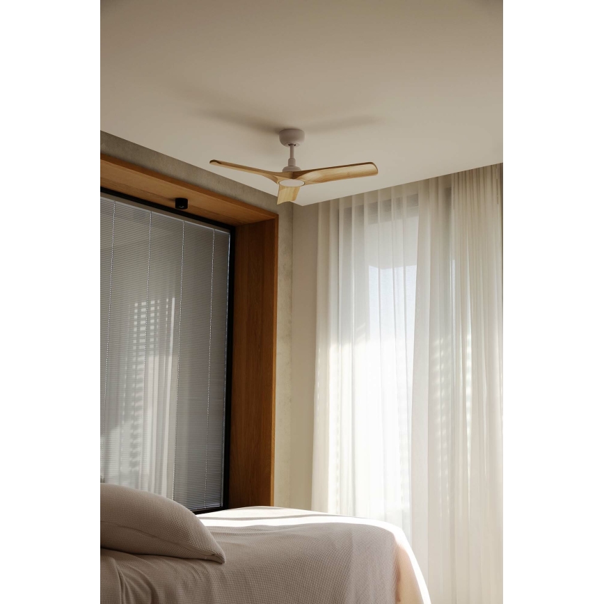FARO 33805WT - Laeventilaator HEYWOOD S puit/valge d. 90 cm Wi-Fi Tuya + kaugjuhtimispult