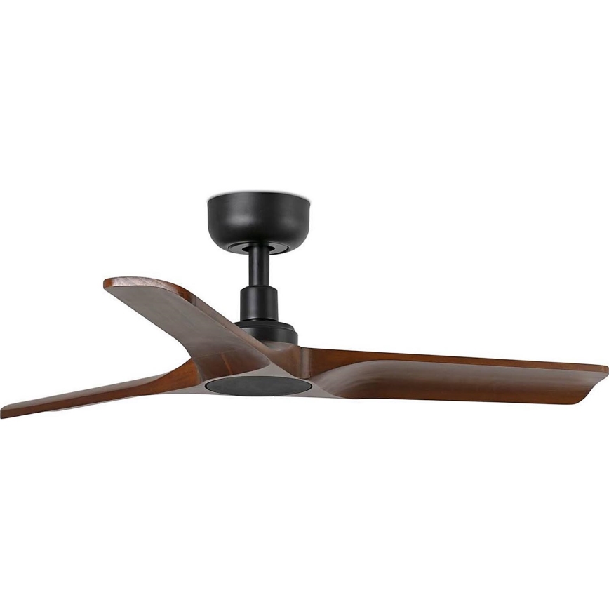 FARO 33806WT - Laeventilaator HEYWOOD S puit/must d. 90 cm Wi-Fi Tuya + kaugjuhtimispult