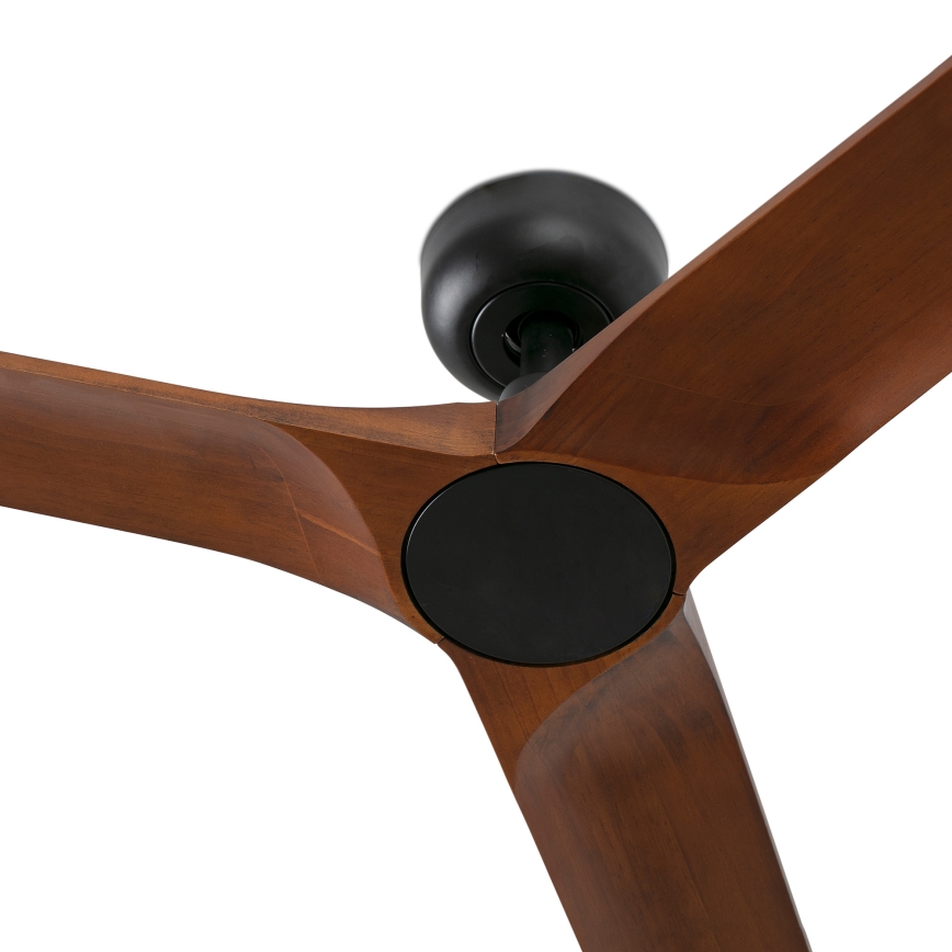 FARO 33806WT - Laeventilaator HEYWOOD S puit/must d. 90 cm Wi-Fi Tuya + kaugjuhtimispult