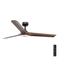FARO 33809-1TW - hämardatav LED-ventilaator HEYWOOD LED/10W/230V 2700/3000/4000K läbimõõt 132 cm + kaugjuhtimispult