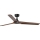FARO 33809WT - Laeventilaator HEYWOOD L puit/must d. 132 cm Wi-Fi Tuya + kaugjuhtimispult
