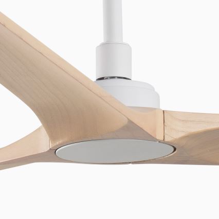 FARO 33810WT - Laeventilaator HEYWOOD L puit/valge d. 132 cm Wi-Fi Tuya + kaugjuhtimispult