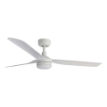 FARO 33814WT1S - Hämardatav LED-laeventilaator PUNT M LED/18W/230V 2700/3000/4000K läbimõõt 132 cm valge Wi-Fi Tuya + kaugjuhtimispult