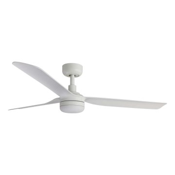 FARO 33814WT1S - Hämardatav LED-laeventilaator PUNT M LED/18W/230V 2700/3000/4000K läbimõõt 132 cm valge Wi-Fi Tuya + kaugjuhtimispult