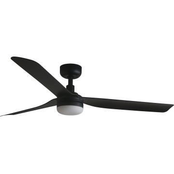 FARO 33815WT-21 - hämardatav LED-laeventilaator PUNT M LED/18W/230V 2700/3000/4000K must, läbimõõt 132 cm Wi-Fi Tuya + kaugjuhtimispult