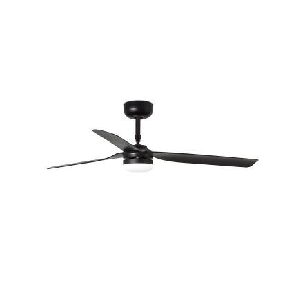 FARO 33815WT-21 - LED Hämardatav laeventilaator PUNT M LED/18W/230V 3000/4200/6500K must d. 132 cm Wi-Fi Tuya + kaugjuhtimispult