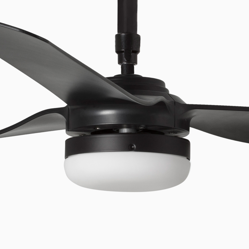 FARO 33815WT-21 - LED Hämardatav laeventilaator PUNT M LED/18W/230V 3000/4200/6500K must d. 132 cm Wi-Fi Tuya + kaugjuhtimispult