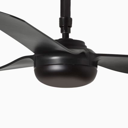 FARO 33815WT - Laeventilaator PUNT M must d. 132 cm Wi-Fi Tuya + kaugjuhtimispult