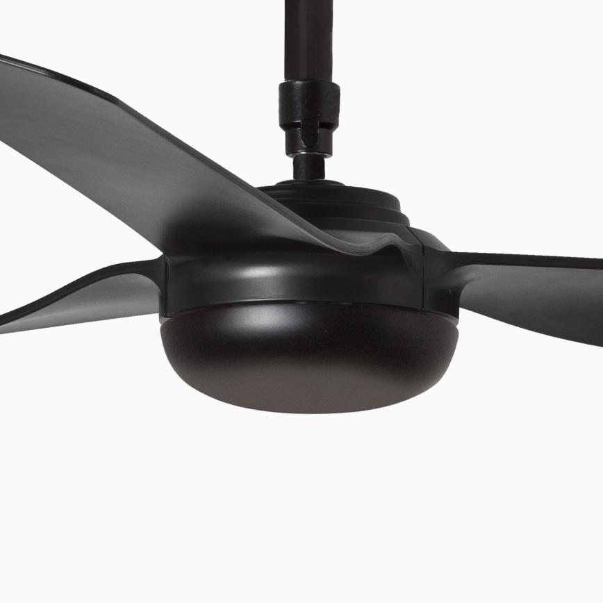 FARO 33815WT - Laeventilaator PUNT M must d. 132 cm Wi-Fi Tuya + kaugjuhtimispult