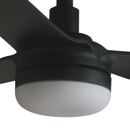 FARO 33815WT1S - LED-hämardatav laeventilaator PUNT M LED/18W/230V 2700/3000/4000K, läbimõõt 132 cm, must, Wi-Fi Tuya + kaugjuhtimispult