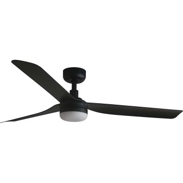 FARO 33815WT1S - LED-hämardatav laeventilaator PUNT M LED/18W/230V 2700/3000/4000K, läbimõõt 132 cm, must, Wi-Fi Tuya + kaugjuhtimispult