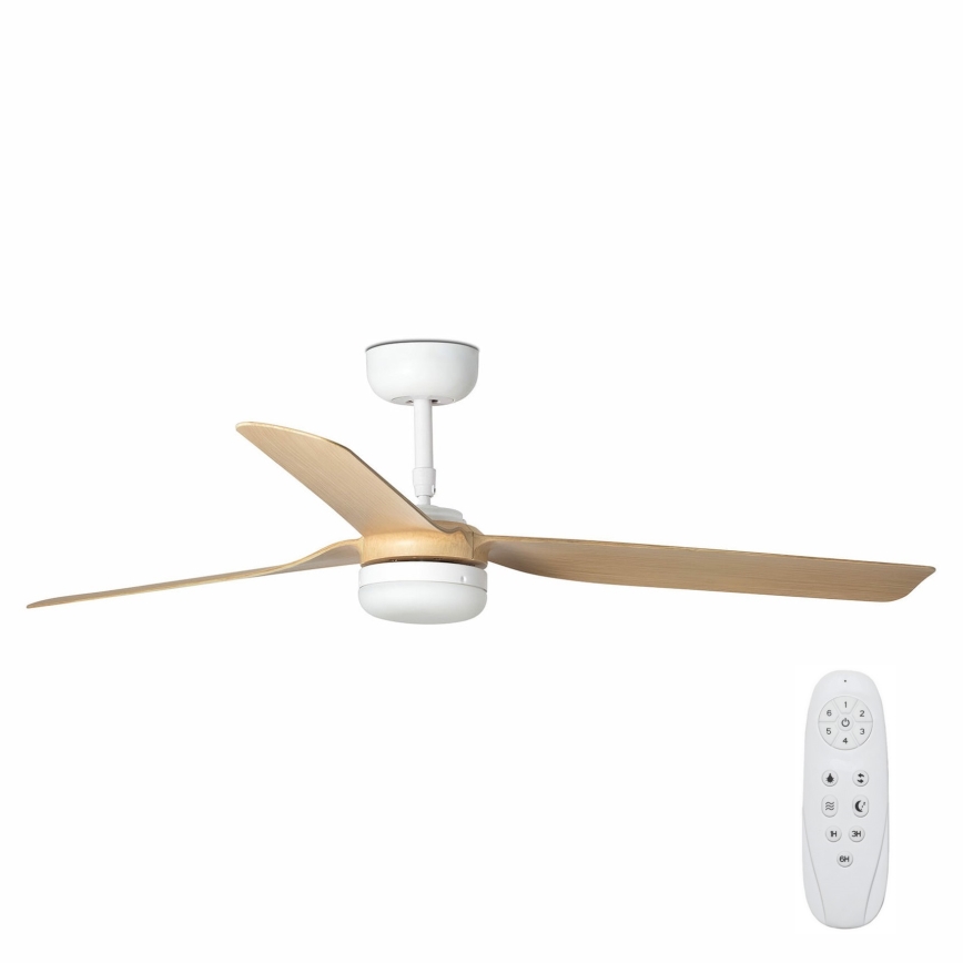 FARO 33816-20 - LED Laeventilaator PUNT LED/18W/230V Wi-Fi pruun/must + kaugjuhtimispult