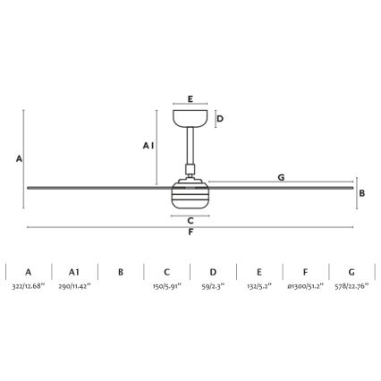 FARO 33816-20 - LED Laeventilaator PUNT LED/18W/230V Wi-Fi pruun/must + kaugjuhtimispult