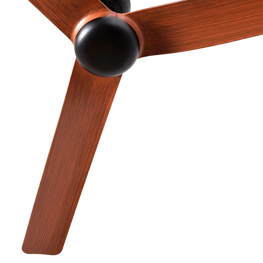 FARO 33817 - Laeventilaator PUNT pruun/must d. 130 cm + kaugjuhtimispult