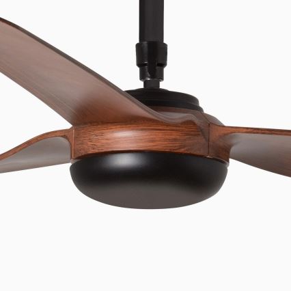 FARO 33817 - Laeventilaator PUNT pruun/must d. 130 cm + kaugjuhtimispult