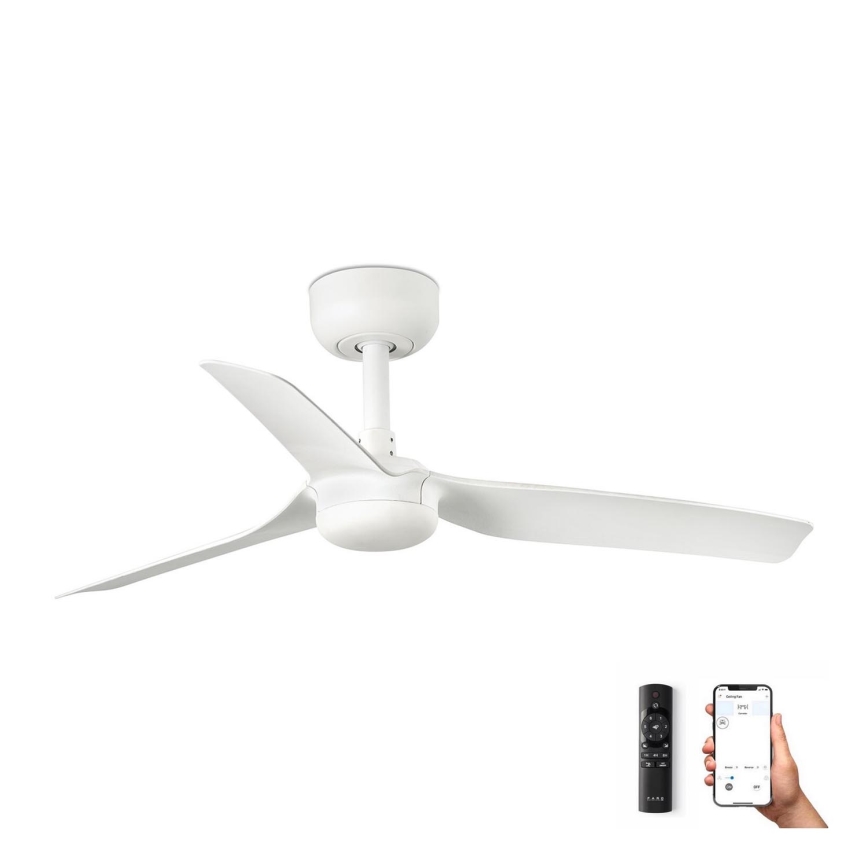 FARO 33820WP - Laeventilaator MINI PUNT S valge d. 90 cm SMART + pult